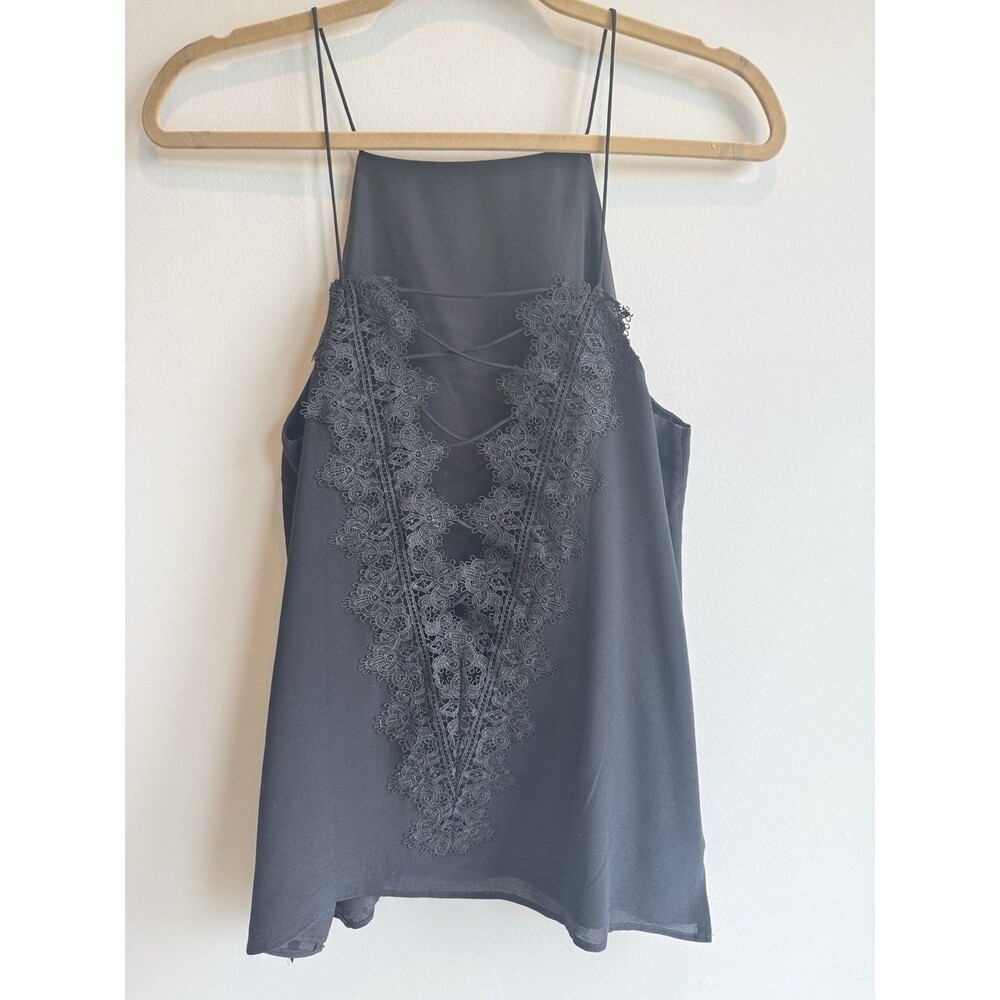 CAMI NYC Black Tank/Cami-Lace Front-Medium
